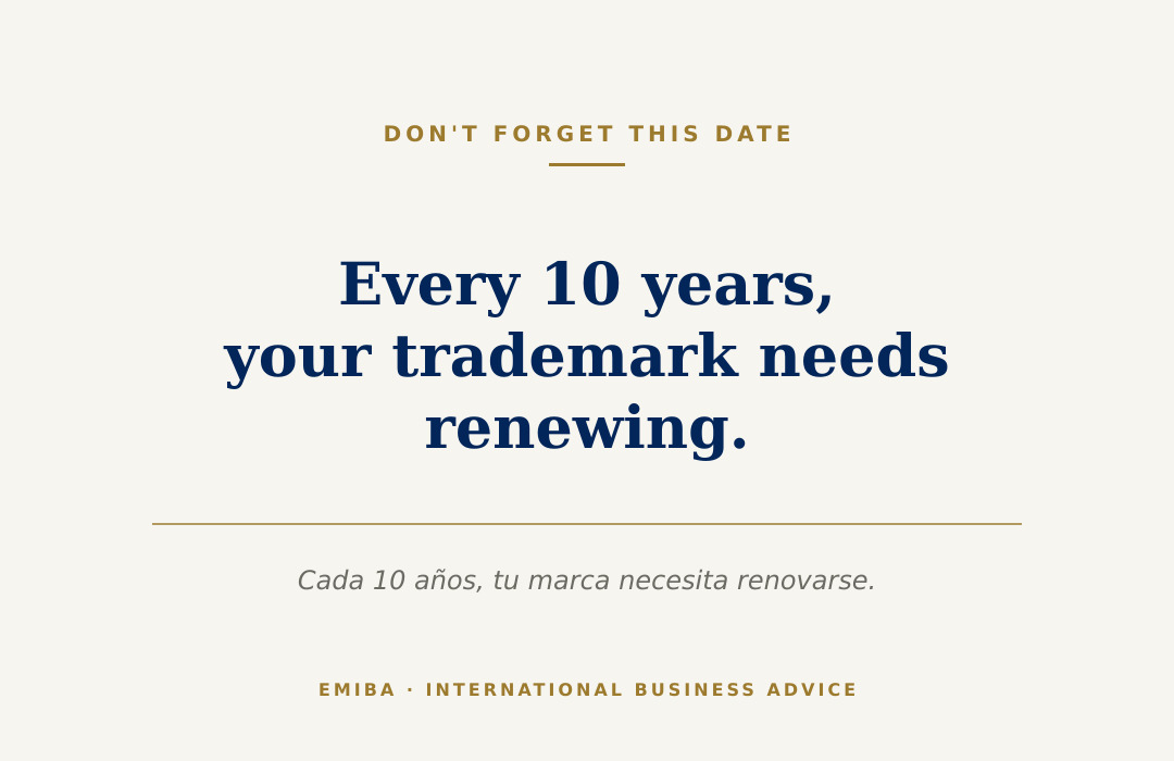 Cada 10 anos a túa marca necesita renovarse